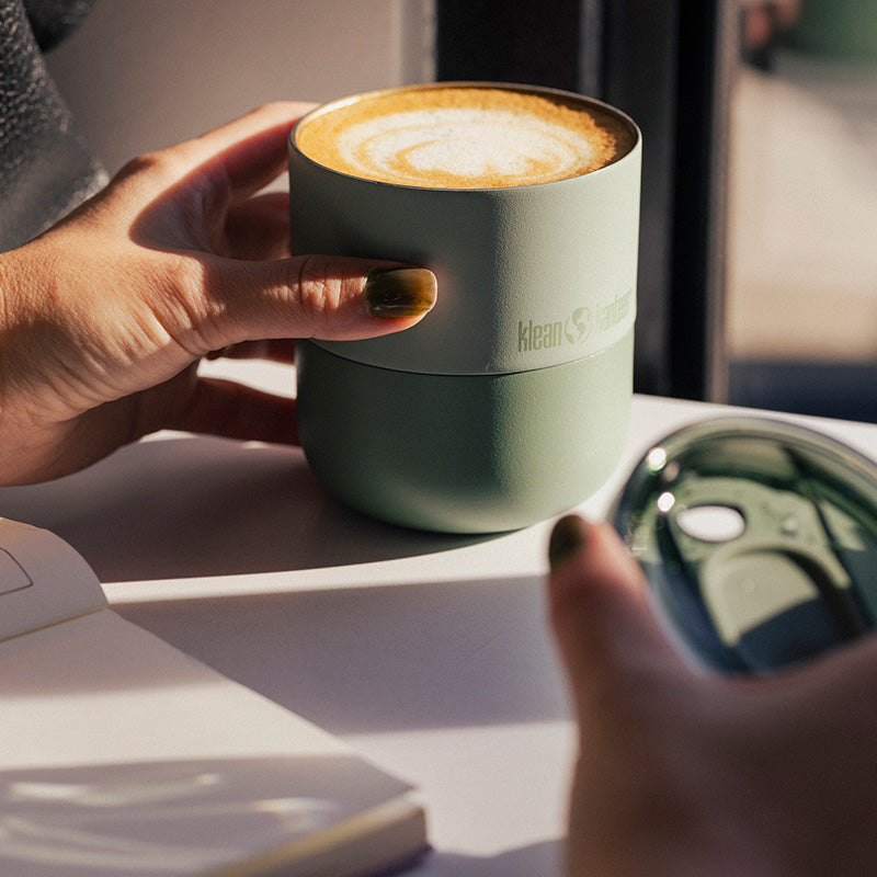 8oz-rise-lowball-tumbler-c7 8oz_rise_lowball_iceberg_coffee_espresso_sun_slide_lid_closeup_square.jpg